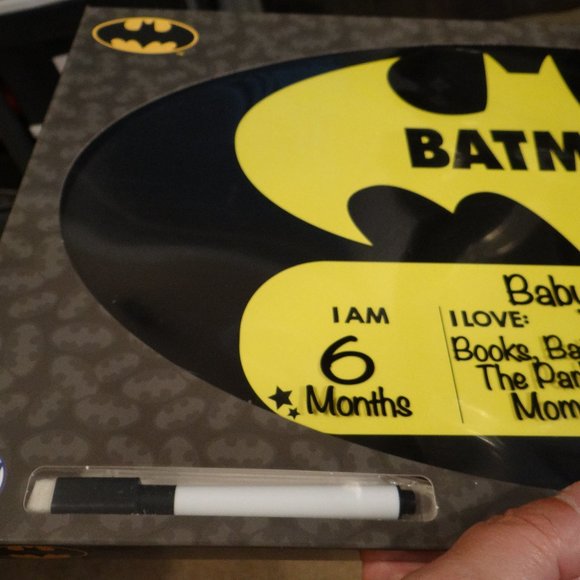DC Comics Batman Baby Stages Dry Erase Board w/Marker NIB - Picture 2 of 3